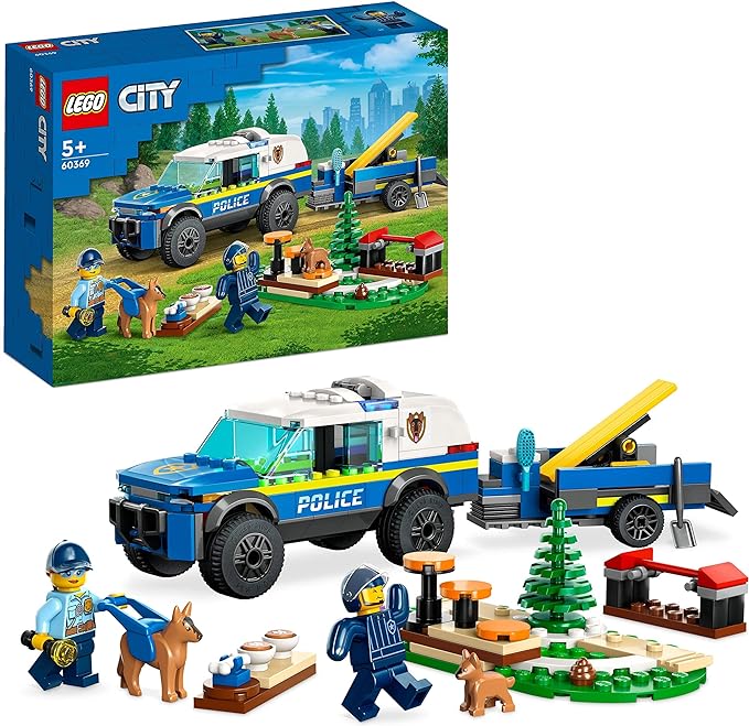 LEGO City Politiehonden Speelgoedauto en Hindernisbaan