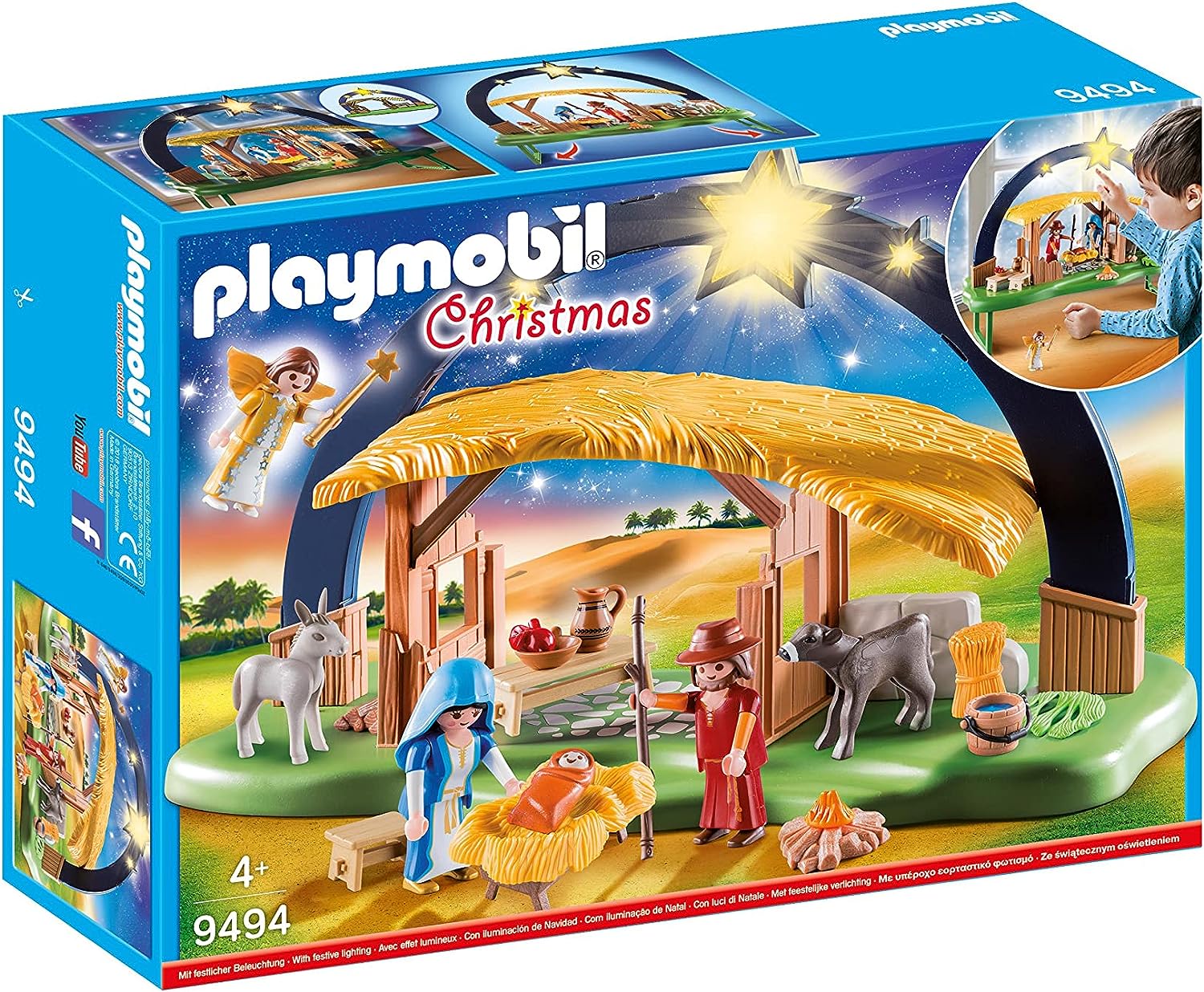 PLAYMOBIL Christmas Kerststal Met Heldere Ster
