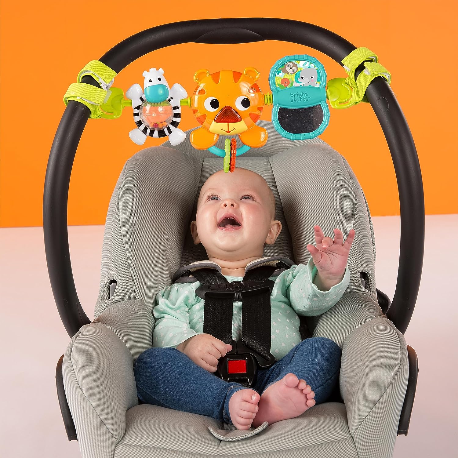Bright Starts Tijger kinderwagenketting