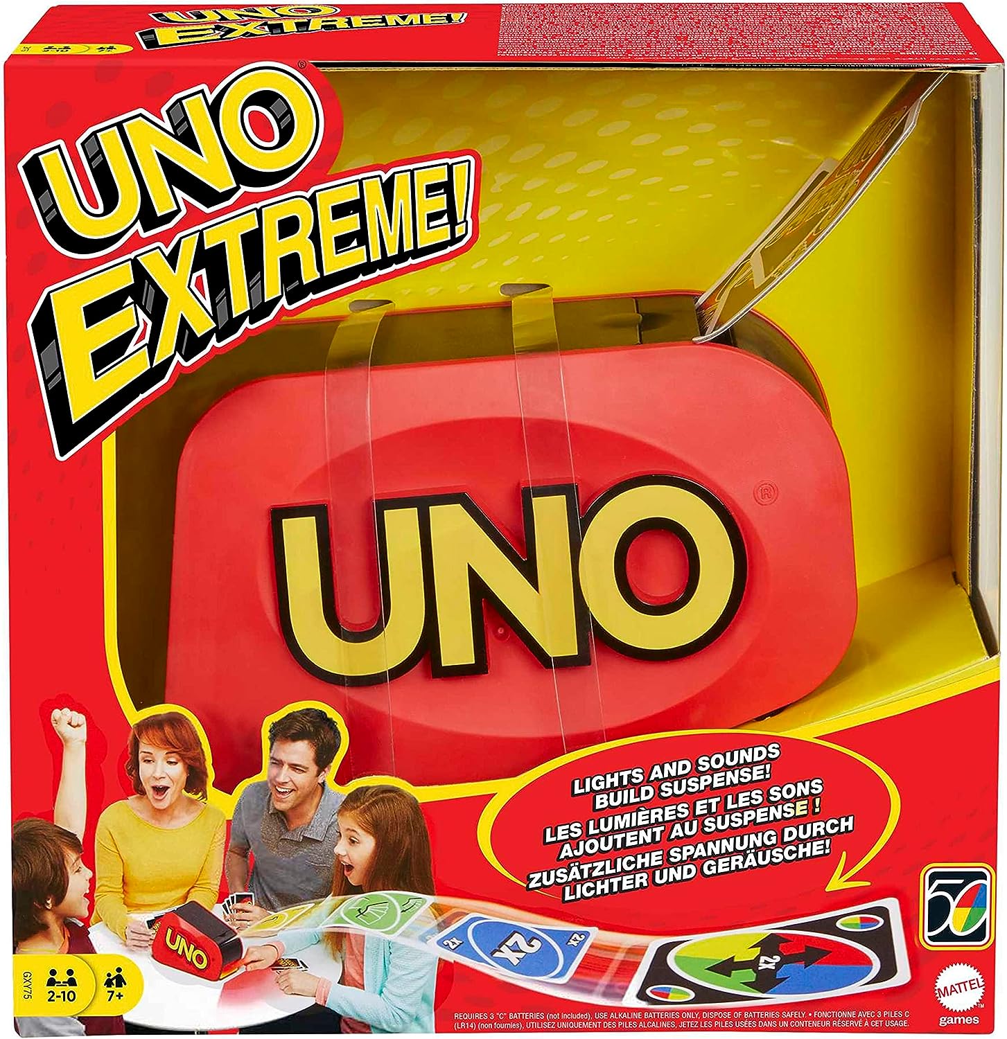 UNO Extreme Kaartspel met kaartlanceerder