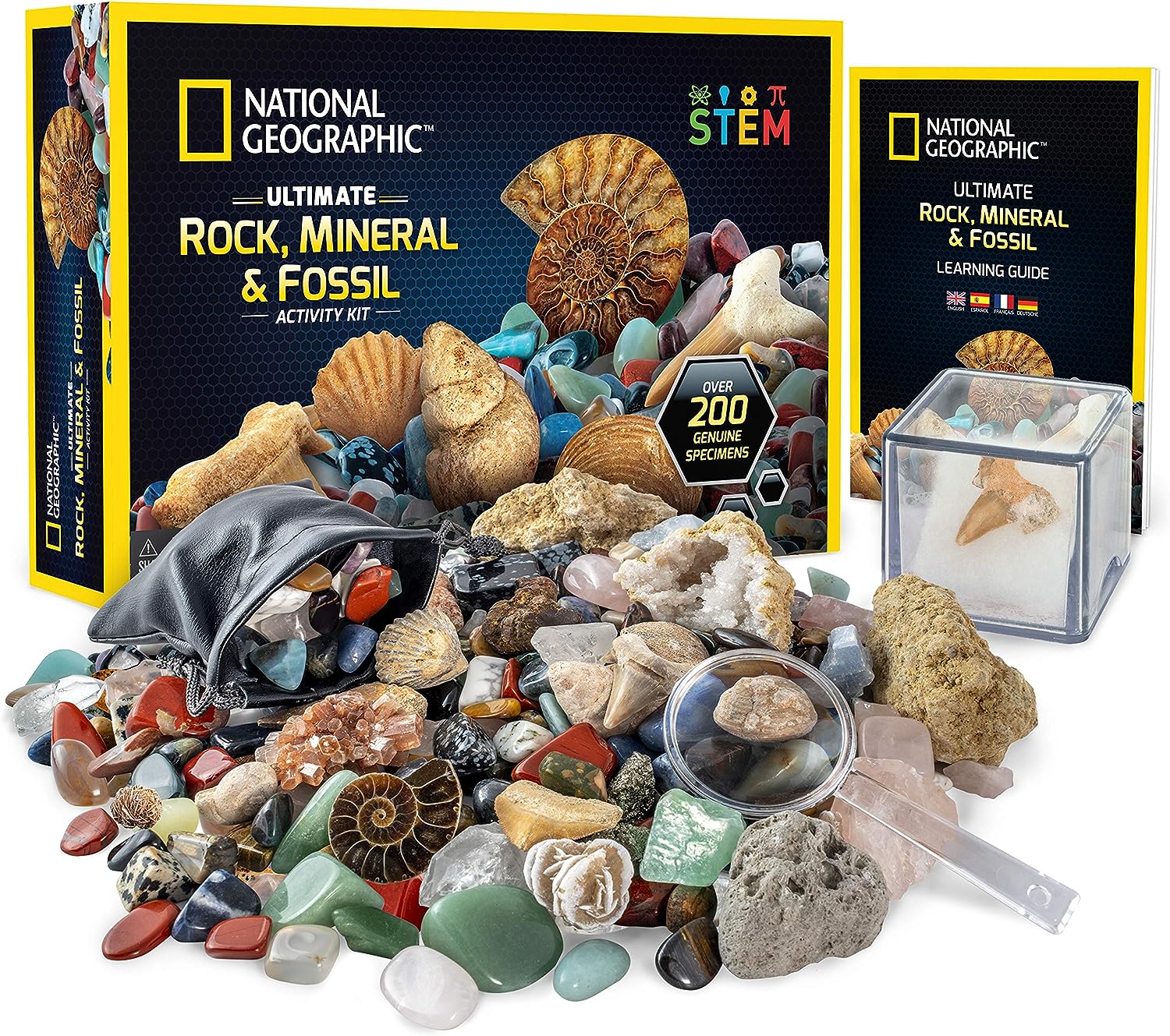 National Geographic edelstenen en fossielen